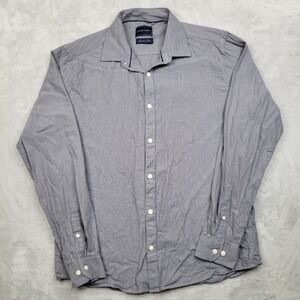 Stitch Note Shirt Men Medium Button Up Dress Office Work Egyptian Cotton Adult M